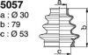DEPA 5057 Bellow Set, drive shaft